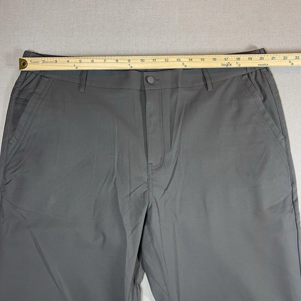 Jack Archer Jetsetter  Straight Fit Tech Pants Mens 40x36  Charcoal‎ Performance